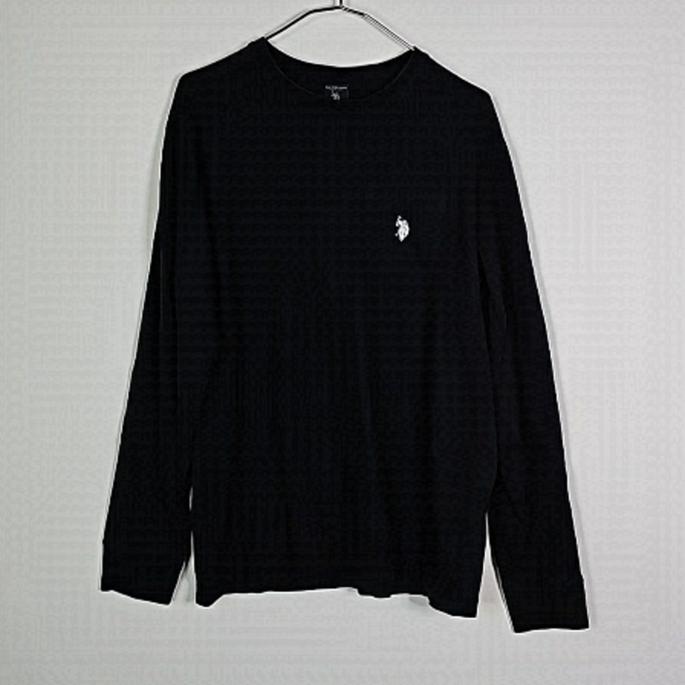 U.s polo Assn. Medium black long sleeve shirt